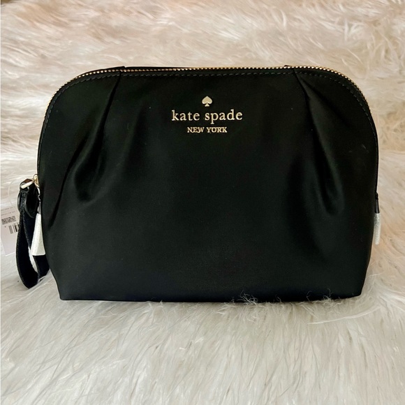 Kate Spade Black Cosmetic Bag
